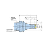 Evolved Rigidity Realizes Both Heavy And Stable Ramping Fullcut Mill FCR Type HSK Integrated Type - Big-tools Industrial Supply Tools for Metal Cutting